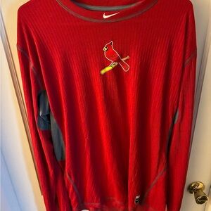 Nike Red Cardinals Long Sleeve Shirt